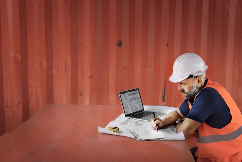 man understanding construction contract for BIM implementation.