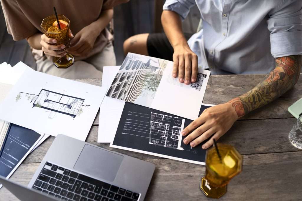 architects using architectural BIM services for project.