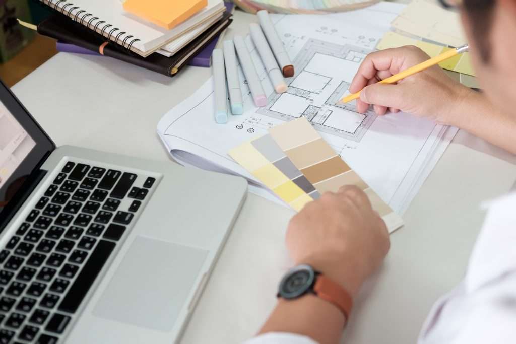 architect using residential design services.