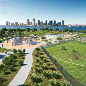 children's playground constructed with BIM coordination services.