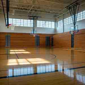 gymnasium constructed using BIM modeling services.