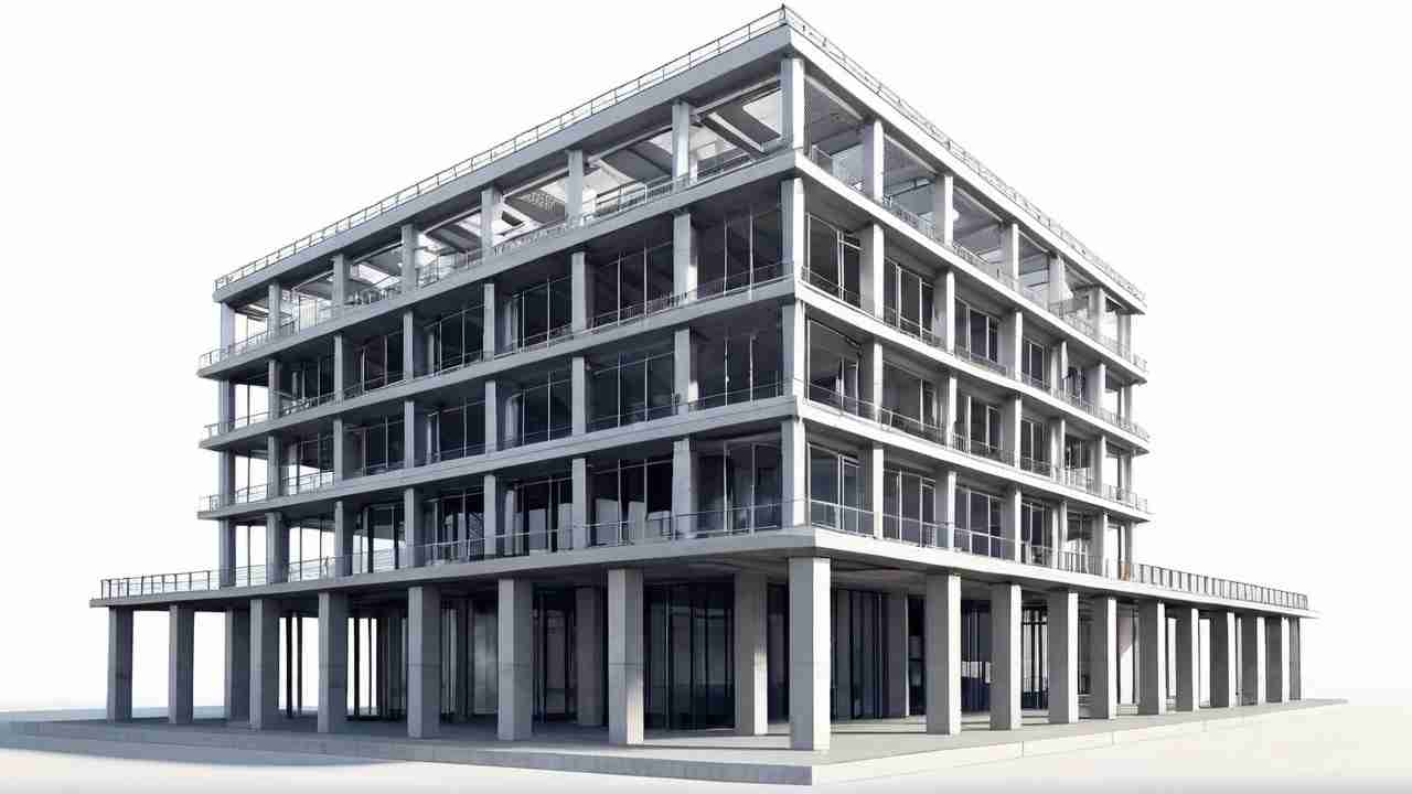structural drawing of building.