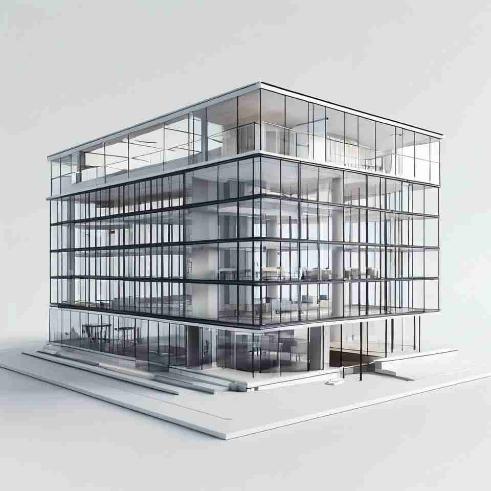 image showing the difference between residential vs commercial building.