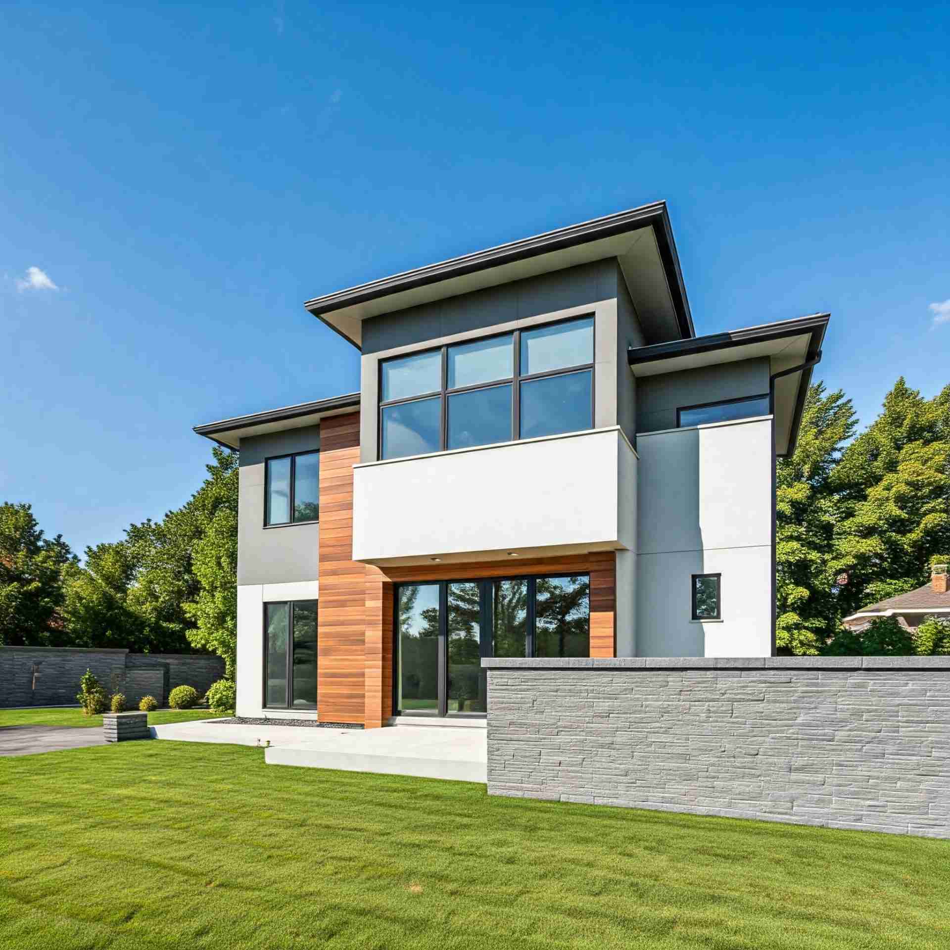 finalized home constructed using residential drafting and residential bim objects.