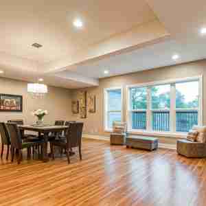 interior of residential home created using residential design services.