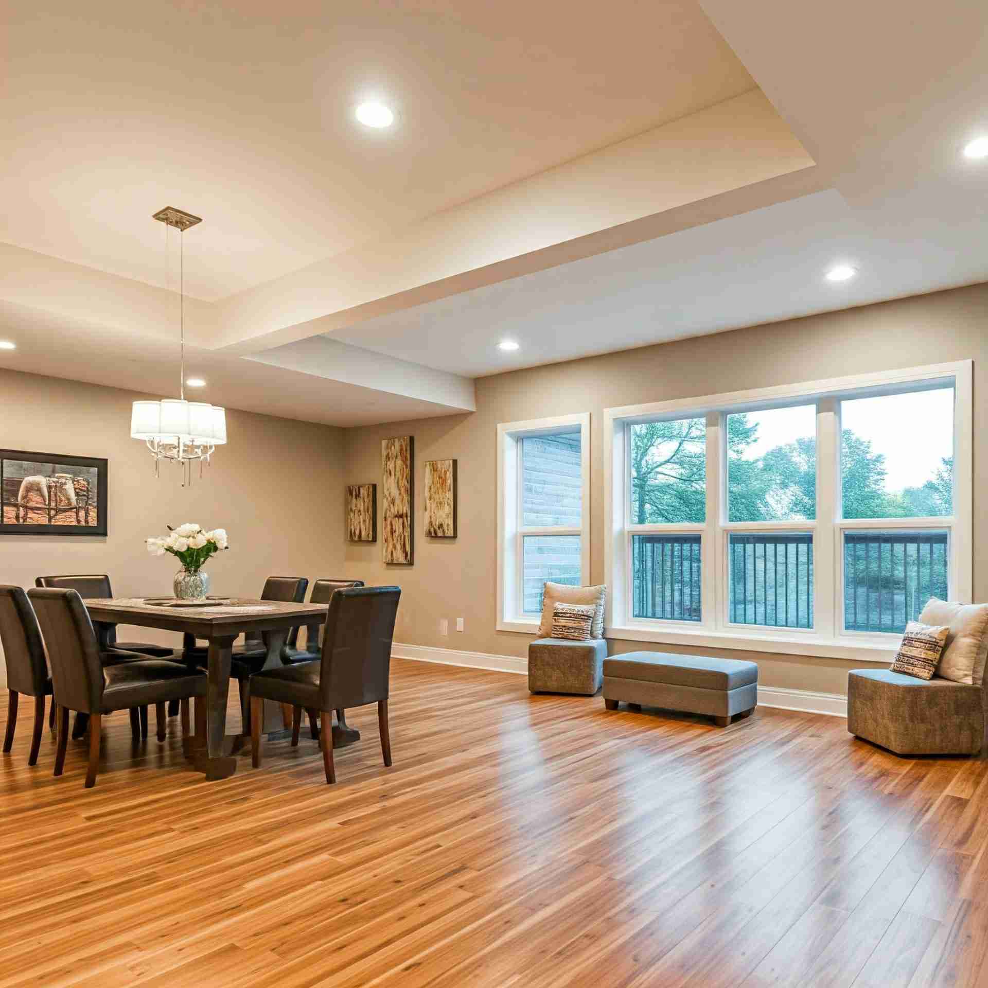 interior of residential home created using residential design services.