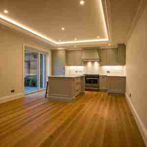 kitchen of residential home constructed with scan to BIM services.