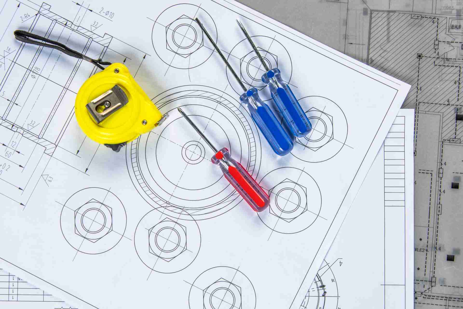 MEP drawings blueprint.