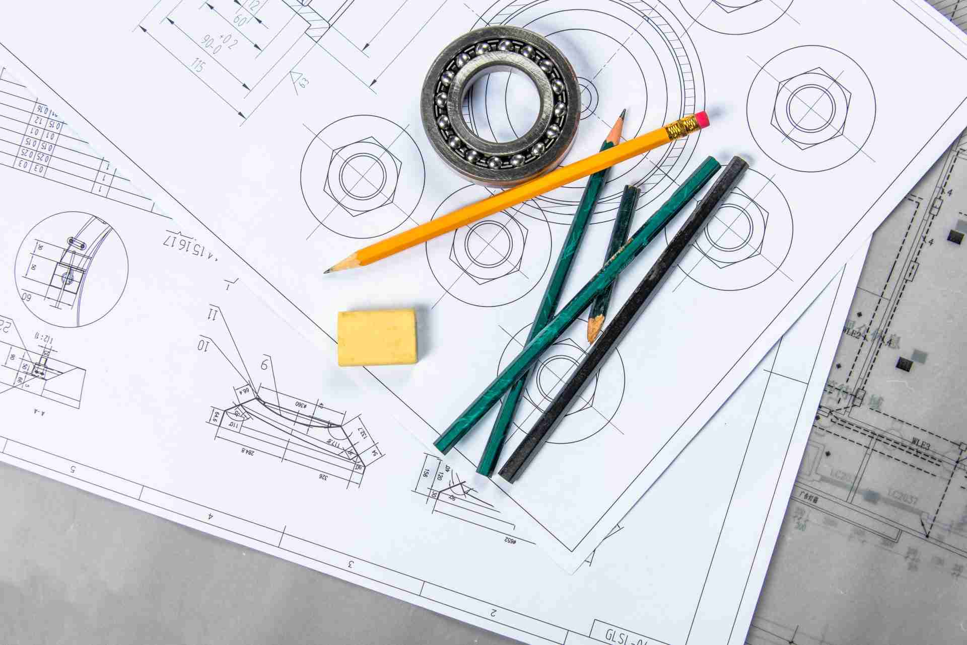 image of MEP drawings blueprint.