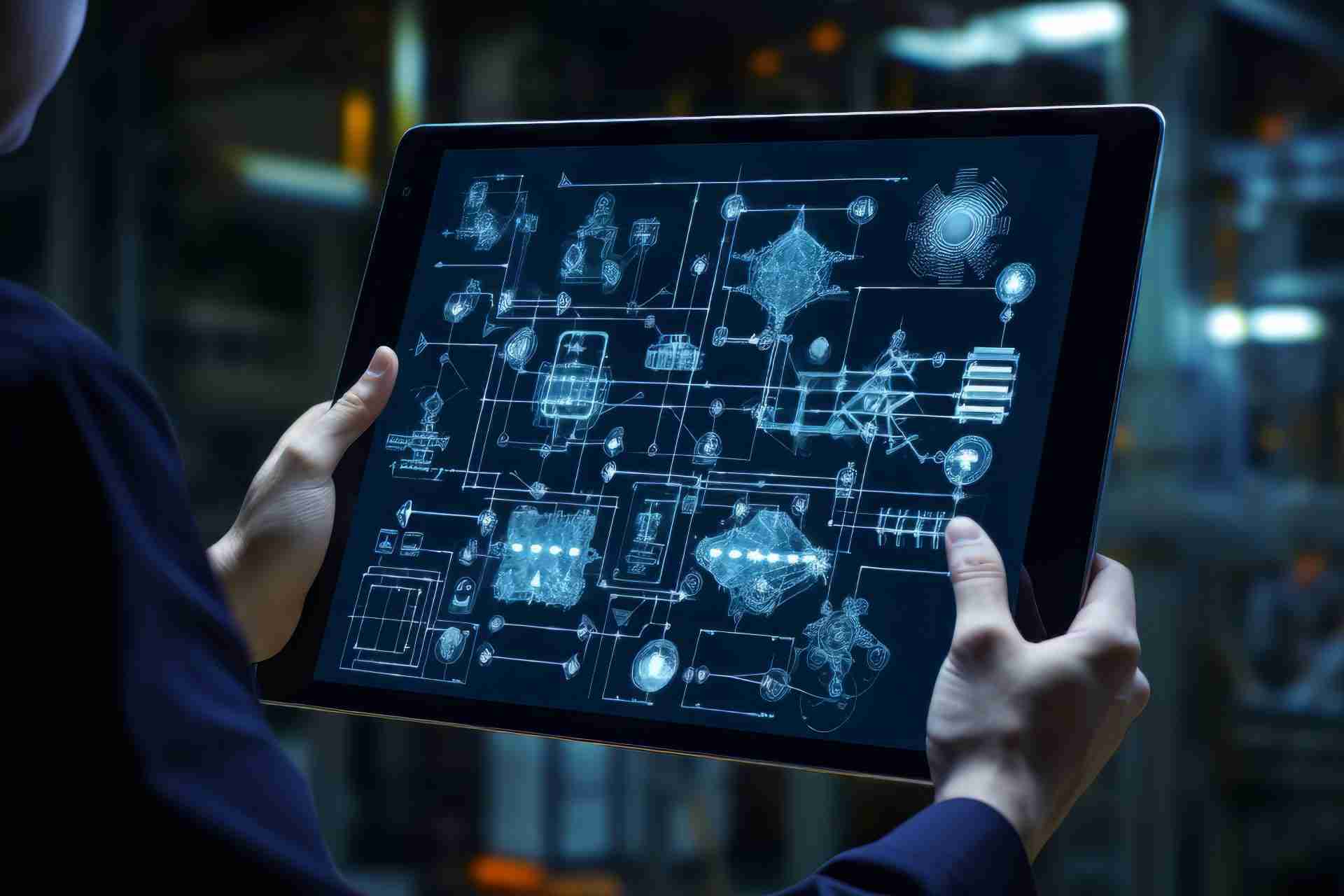 laptop with images of BIM, signifying virtual construction.