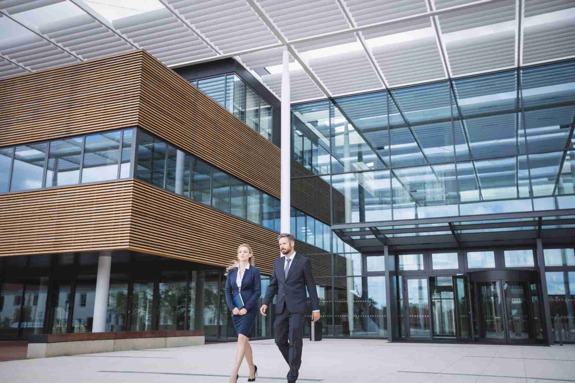 image signifying building constructed using commercial architects.