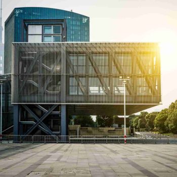 commercial building constructed using structural BIM services.